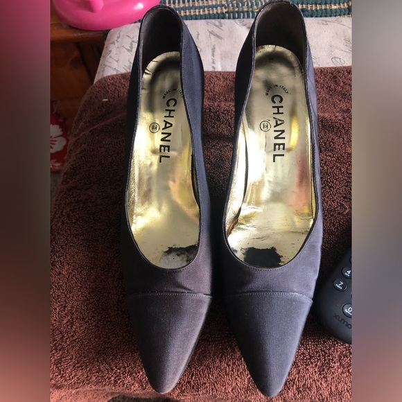 Vintage Chanel Pumps Heels Size 38 - Picture 1 of 6